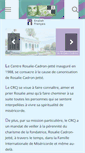 Mobile Screenshot of centrerosaliecadronjette.org