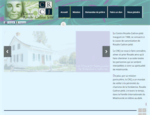 Tablet Screenshot of centrerosaliecadronjette.org